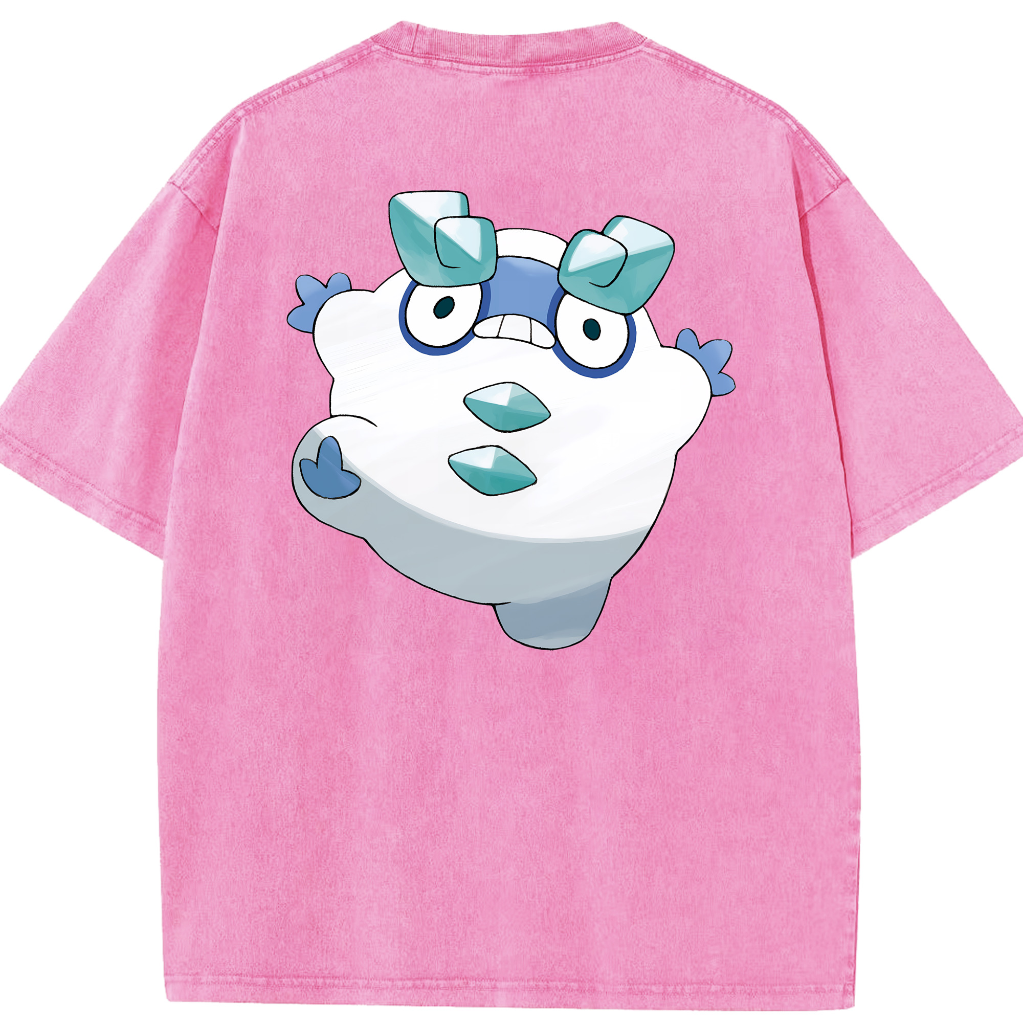 （画像用） ポケットモンスター Pokémon 綿100% ヴィンテージ風 半袖Tシャツ（背面プリント）